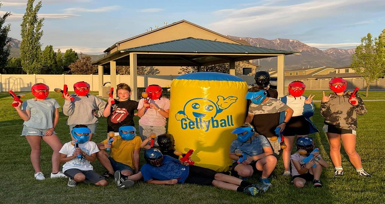 Party event rental equipment setup